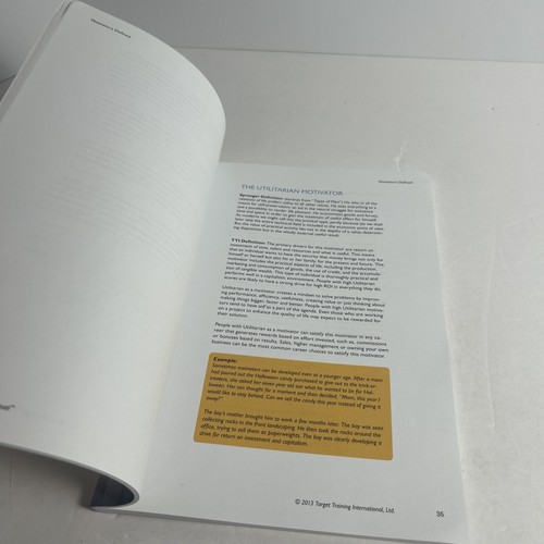 TTI Motivators Manual Reference Guide Target Training International Paperback - Imagen 7 de 11
