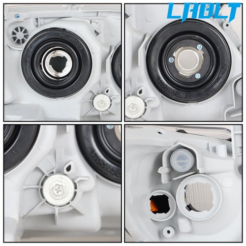 LABLT Right&Left Projector Headlights Black For Toyota Camry LE CE XLE 2007-2009 - Picture 9 of 9