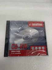 Lot Of 25 Imation CD-RW 1x-4x 80 Min/700 MB Compatible Disc w/ Case New & Sealed