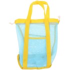  Mesh Drawstring Bag Beach Bag Kids Beach Toy Carrying Bag Small Beach Tote Bag