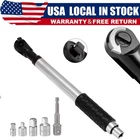 1/2" Offset Extension Wrench Impact Ratchet Extender for Electric Drill 3/8" 1/4
