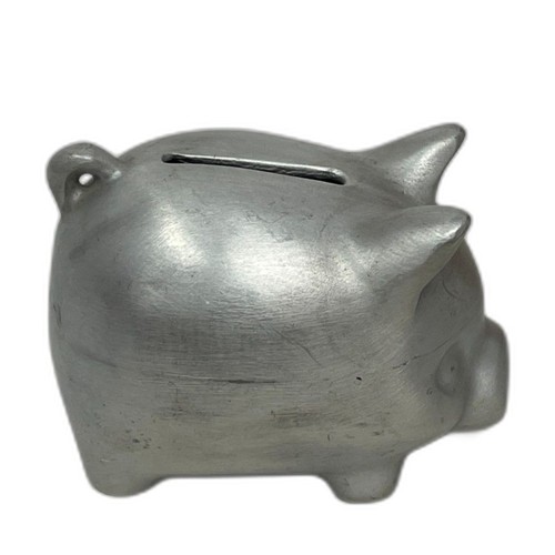 Vintage Etrade Schwein Schwermetall Sparschwein Werbung Stück Bank Lager 3,5" - Bild 2 von 7