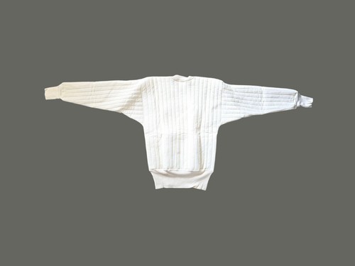 Vintage 50's Bodygard Quilted Thermo Waffle Knit Ribbed Sweatshirt Herren Gr. M - Bild 4 von 7