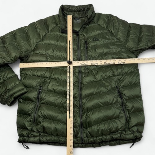 L.L. Bean DownTek 850 Jacket Men’s XXL Packable Green Pertex Quantum Goose Down - Picture 6 of 14