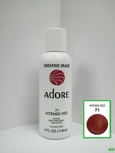 Creative Image Adore Semi Permanent Hair Color 71 Intense Red 4oz Ebay