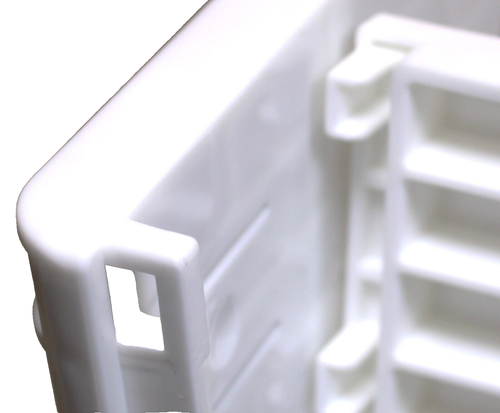 12"/LP Vinyl Record White Plastic Case Foldable-Road/Storage Stackable(80 vinyl) - Picture 7 of 11
