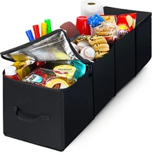 Car Trunk Organizer Interior Accessory Seat Storage 4 Pocket Box Bag Insulate