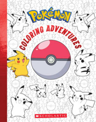 Pokmon Coloring Adventures - Paperback By Scholastic - GOOD