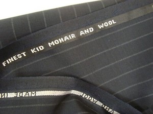 4-5-yds-English-Luxury-WOOL-Super-Fine-Kid-Mohair-Fabric-7-5-oz-Black-162-034-BTP