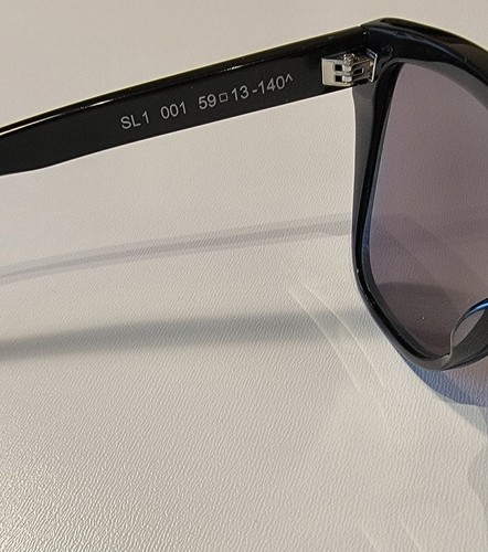 Saint Laurent New Wave SL1 dick gerahmte, flache Sonnenbrille mit Oberteil, kein Etui - Bild 5 von 7