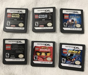 Nintendo Ds Games 6 Game Lot Lego Starwars H Potter Pirates Batman2 Ninjago Ebay