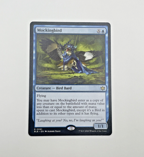 Mockingbird Magic the Gathering Bloomburrow Regular Rare Near Mint