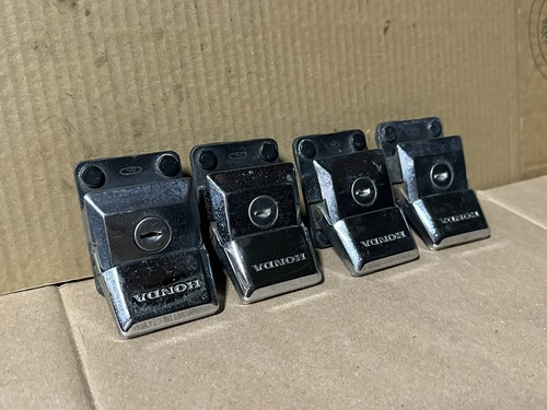 81 Honda GL1100 Goldwing Interstate Saddlebag Lock Set (4) No Key OEM -96 - Picture 2 of 6