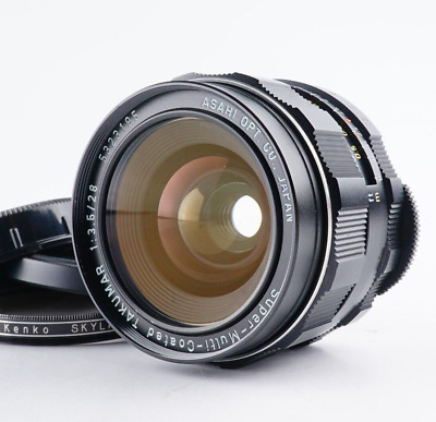 EX+5 PENTAX SMC Super Multi Coated TAKUMAR 28mm F/3.5 MF