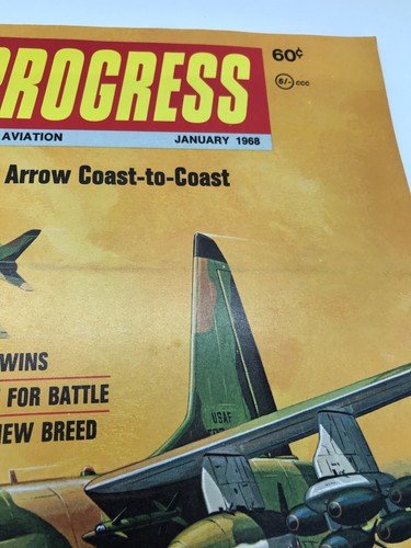 Vintage Air Progress Magazin - Januar 1968 - Armee Flieger tolle neue Rasse - Bild 3 von 12