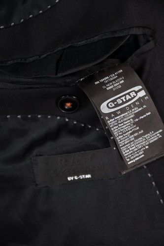 G-Star Raw Correctline Wool "CL New Blazer 2" Black Men's Blazer size EU 54 - Picture 9 of 10