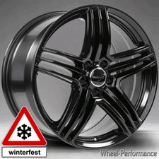 17 Zoll W12 Alufelgen 7,5x17 5x114,3 ET45 schwarz glänzend für Mazda