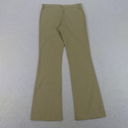 The Childrens Place Pants Girls 14 Beige Sandy Chino Bootcut School Uniform - Picture 2 of 14