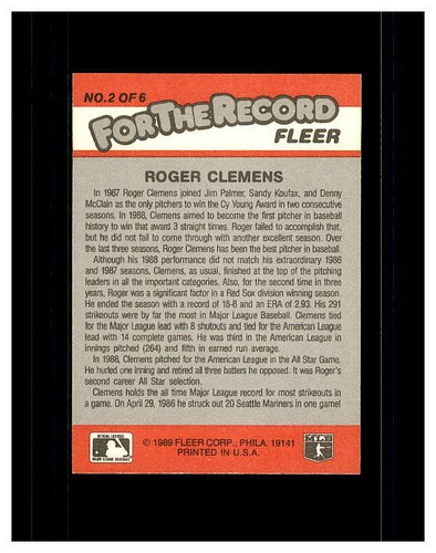 ROGER CLEMENS YOU PICK SEE SCANS OVER 600 !! TO CHOOSE INSERTS  YANKEES,RED SOXS - Picture 459 of 497