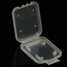 Plastic Transparent Standard SDHC Memory card Case Box Holder  US