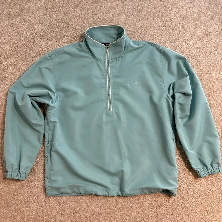 Conjunto de chándal cortavientos IZOD para mujer suéter con cremallera pantalones ropa deportiva M Foto 2 de 4