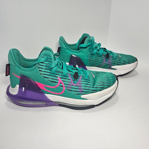 Nike LeBron Witness 6 VI “South Beach Emerald” Men’s Basketball Shoes 7.5 - Picture 15 of 15