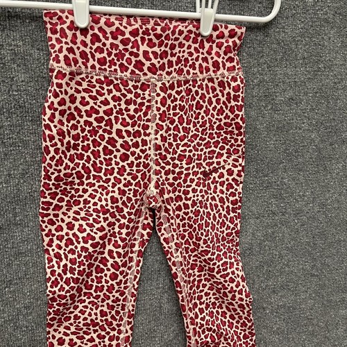 Nike Sportswear Leggings Girls Very Berry Leopard Printed Sz L DQ3623-643 - Picture 3 of 11