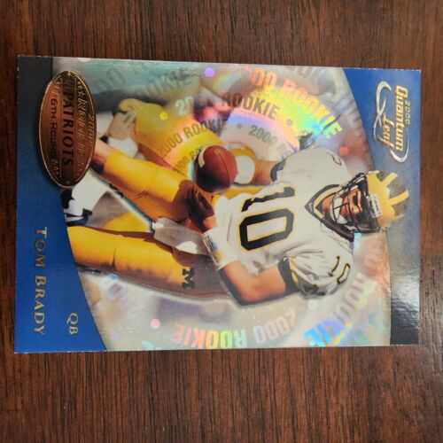 Tom Brady 2000 Quantum Leaf Rookie Card - Picture 1 of 2
