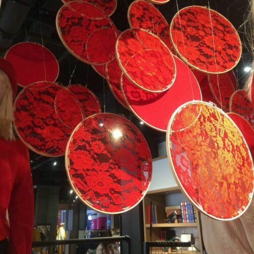 12 Pieces 6 Inch Wooden Embroidery Hoops Bulk Wholesale Bamboo Circle Cross P1E8 - Picture 5 of 6