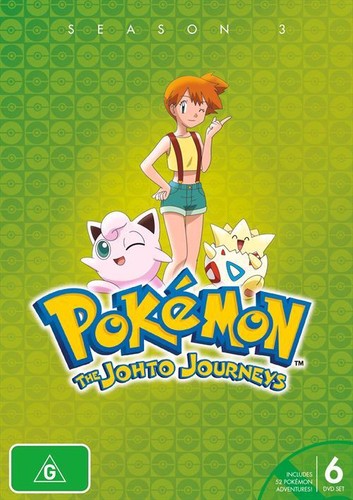 Pokemon-Johto Journeys : Season 3 (DVD, 2000) BRAND NEW AND SEALED