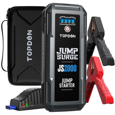 2000Amp Car Jump Starter Booster Battery Charger Jumper Box Power Bank Portable