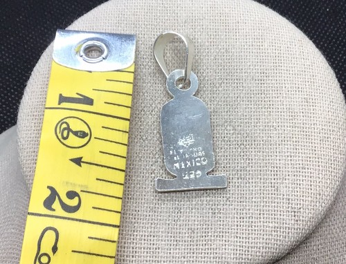 Vintage Sterling Silver 925 Southwestern Unique Symbols Pendant Y093 - Picture 2 of 3