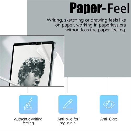 3Pcs Paper Feel Like Screen Protector for Samsung Galaxy Tab S7 S8 S9 Plus Ultra - Picture 4 of 23