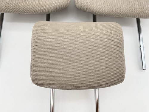 2006 - 2012 Toyota RAV4 Rear Headrest Headrests OEM Set of 3 TAN BEIGE CLOTH - Picture 4 of 12