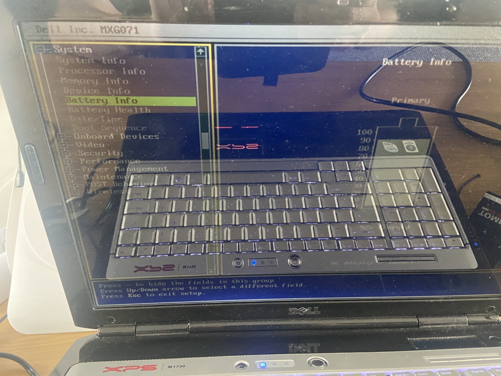 Dell XPS M1730 Vintage Gaming Laptop, Intel Core 2 Extreme X7900 chip version - Picture 3 of 12