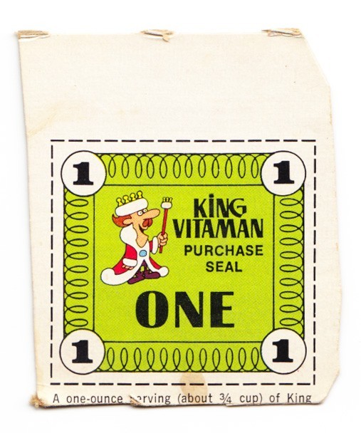 Avena Quaker King Seamoss Cereales Comprar Sello De Cereales Caja - 1970s