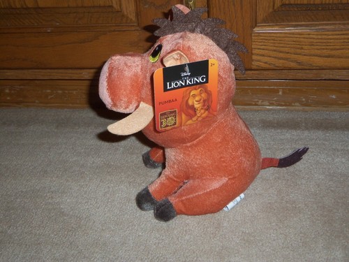 NEW, DISNEY THE LION KING PUMBAA 8" PLUSH - Picture 2 of 3