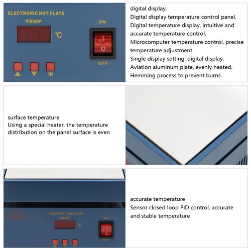 800W 946 Microcomputer Electric Hot Plate Preheat Soldering Preheat LCD Digital - Picture 8 of 21