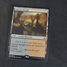 1x - Canyon Slough -  Amonkhet - Magic The Gathering - MTG - NM - English
