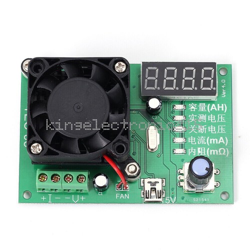 Tester Capacità Batteria 16W Carico Elettrico Max 500AH Display LED TEC-06 con Ventilatore - Foto 2 di 4