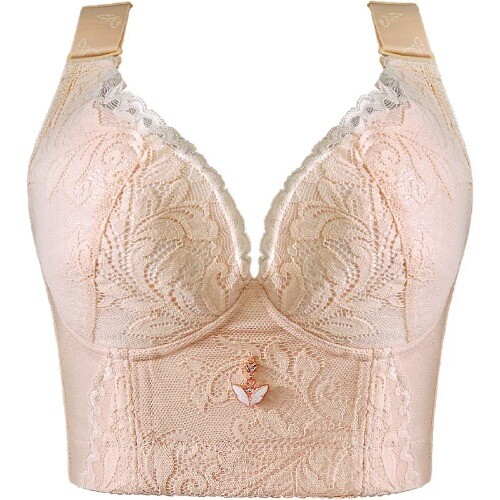 Womens Lingerie Top Lace Underwire Plus Size Sexy Bra Underwear C D Cup Push Up - Bild 4 von 26