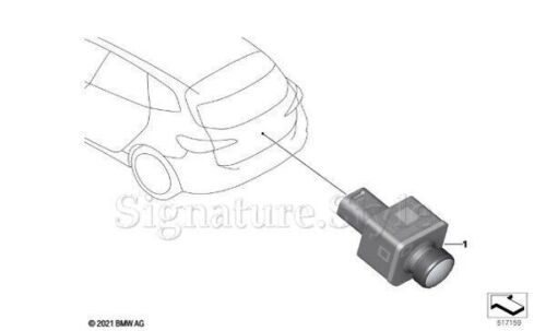 BMW G60 G61 G68 G70 iX I20 U06 Mini F66 U25 Rückfahrkamera 5A7EF16 - Bild 6 von 8