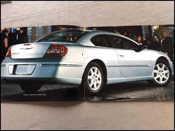 洋書 SEBRING 2004 Chrysler Sebring Coupe 18-page Factory Car Sales