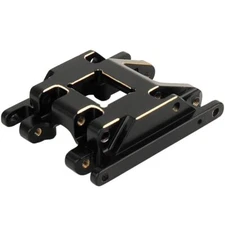 Black Coating Brass Skid Plate Transmission Mount for 1/18 RC Crawler TRX4M U...