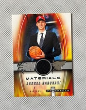 2006-07 Fleer Hot Prospects Hot Materials /50 Andrea Bargnani #HM-BA Rookie RC