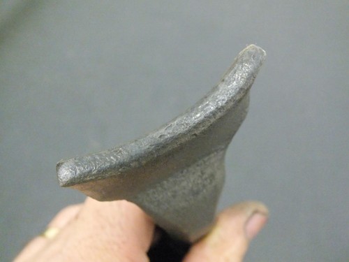 VINTAGE SHIPWRIGHTS CURVED CAULKING CHISEL CAULKING IRON BY BURNS BROS 2" WIDE - Picture 7 of 8