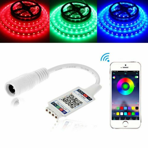 5050 3528 RGB led light 12V Bluetooth controller mini WIRELESS PHONE controller - Picture 5 of 6