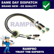 Rampro Gear Lever Selector Linkage Cable Set For Fiat Doblo Vauxhall Combo 1.3 D