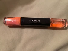 Loreal Paris Infallible 2 Stage Nail Polish Duo  902 Perfect Peach-NEW/Sealed