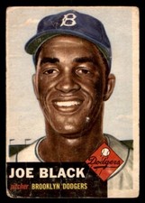 1953 Topps Baseball #81 Joe Black (Short print) PR *j1